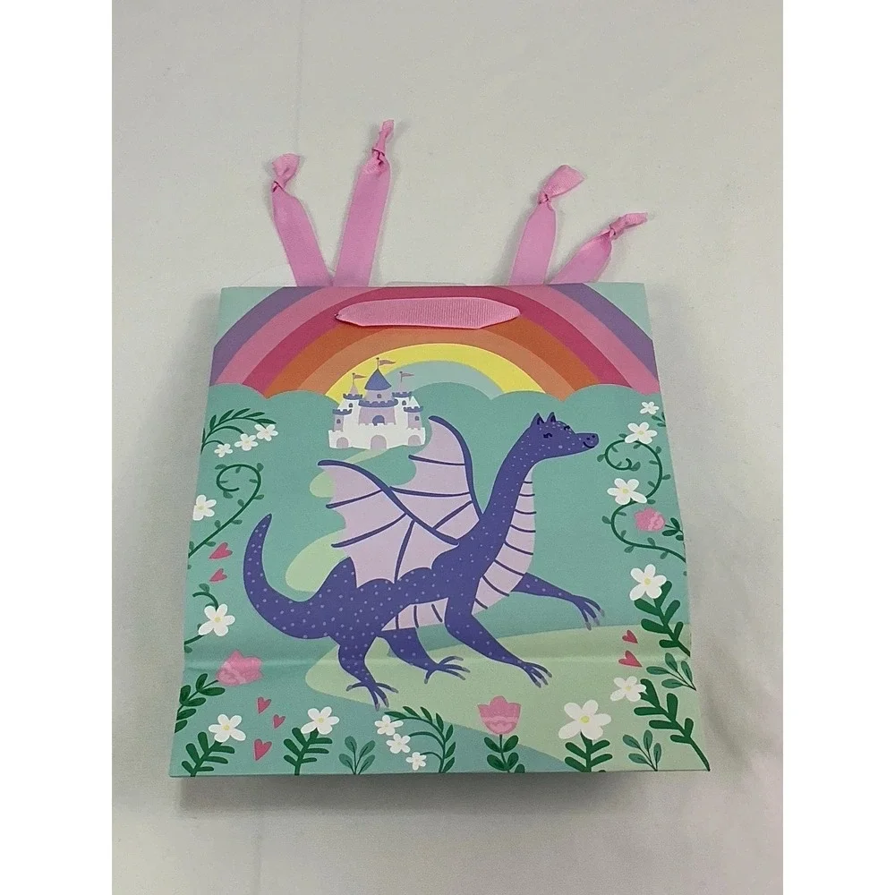 Lot of 12‎ Spritz Dragon Castle Rainbow Birthday Gift Bags Party Favor